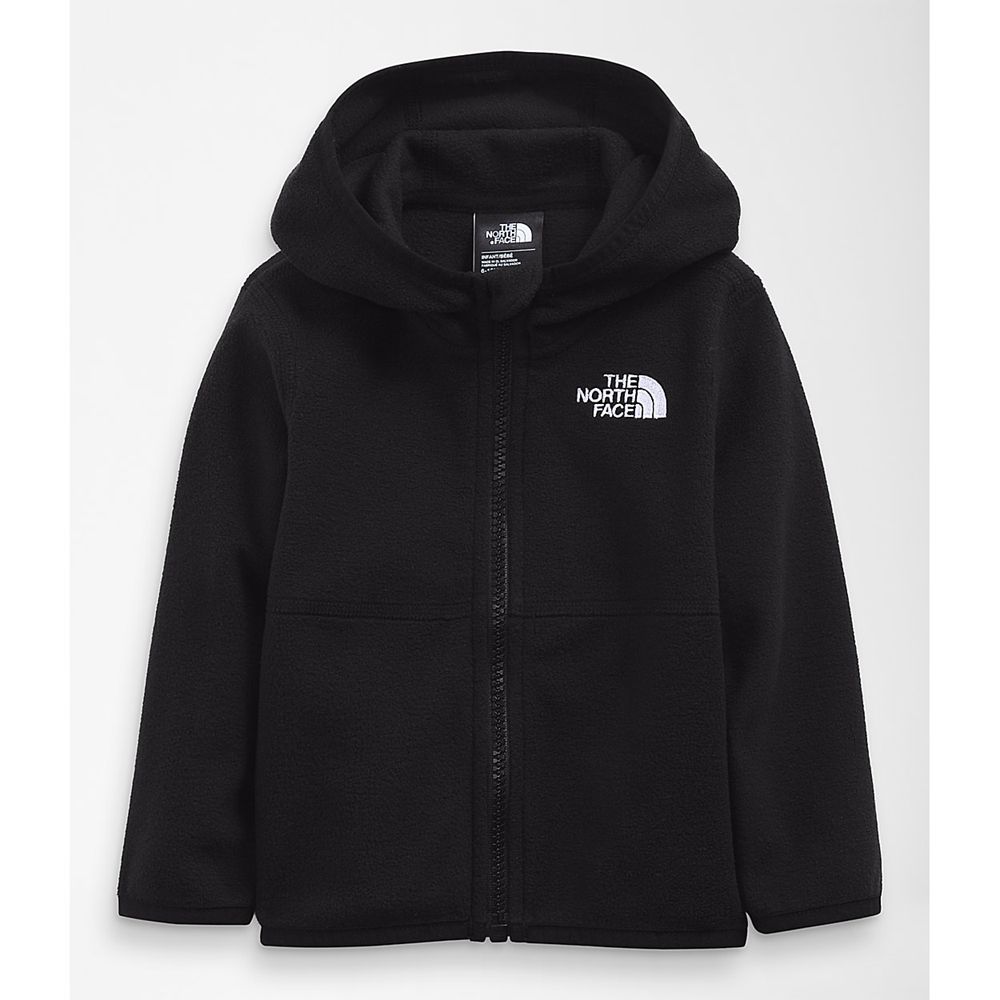 The North Face Hoodie Infant Australia - The North Face Glacier Full Zip Black (BXL-025941)